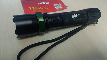 IFire 803 强光手电筒（USB充电、内置救生锤）