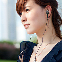 时尚的摇滚利器——audio-technica 铁三角 ATH-CKS55 WH 动圈型入耳式耳塞 白色