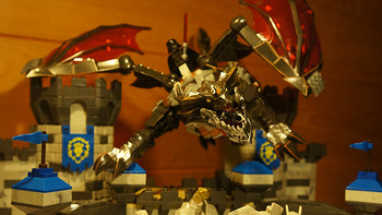 【WOW】Mega Bloks 美家宝 魔兽世界 Deathwing's Stormwind Assault 暴风城大门 死亡之翼 萌萌玩具总动员~