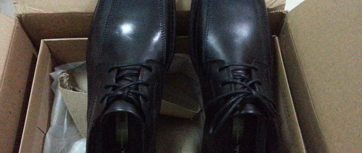 larks 其乐 Newmann 男士正装皮鞋,蹩脚英文战