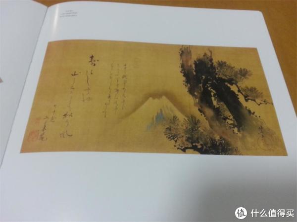 北斋的水墨画功力堪称一绝,这是一幅以富士山为背景的画.
