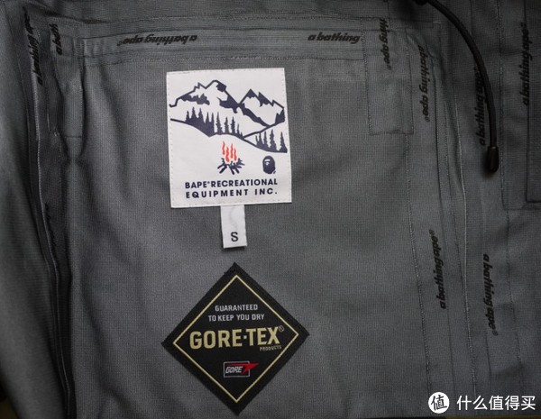 排骨男的选择:潮牌 bape m65 gore-tex 冲锋衣