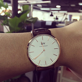 文艺土豪金：DanielWellington DW Classic Bristol 复古腕表，简单谈谈手表