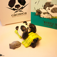 玩偶品牌cacooca推panda think系列第三款玩偶 Every night
