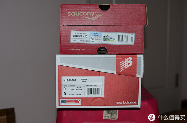 顶级之战:new balance 新百伦 m1260 v2 男款 顶级支撑跑鞋 saucony