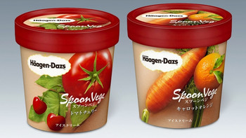 番茄胡萝卜 Haagen·Dazs 哈根达斯将推两款蔬果口味冰淇淋