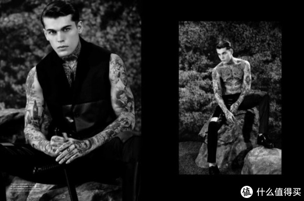 来看肌肉纹身男 dior homme 迪奥·桀傲发布2014春夏男装