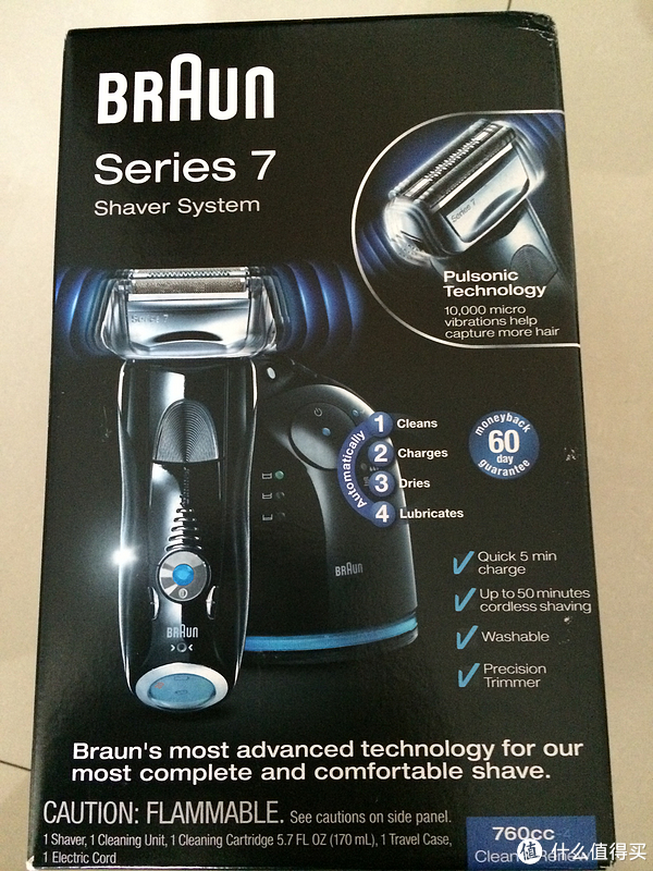 braun 博朗 shaver series 7 760cc 次旗舰级剃须刀