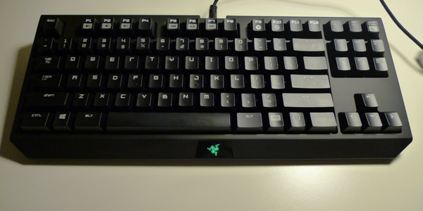 razer 雷蛇 blackwidow 黑寡妇蜘蛛竞技版2014 绿轴机械键盘