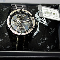 Bulova 宝路华 DiamondsWatch 98E003 男表 & CrystalWatch 女表 96L140