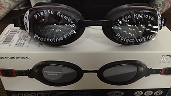 初尝Speedo 速比涛 Aquapure Optical Goggle 超防雾 带度数泳镜