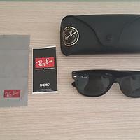 大叔处女晒：Ray-Ban 雷朋 经典徒步旅行者系列墨绿色镜片眼镜太阳镜 2132 901 55MM ym