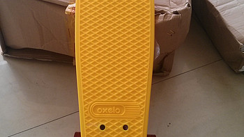 众测作业第二篇：迪卡侬 超炫多色复古刷街板 滑板 OXELO --开箱 上脚 简评