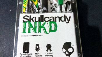 大洋彼岸的品牌——Skullcandy Ink'd 入耳式耳机