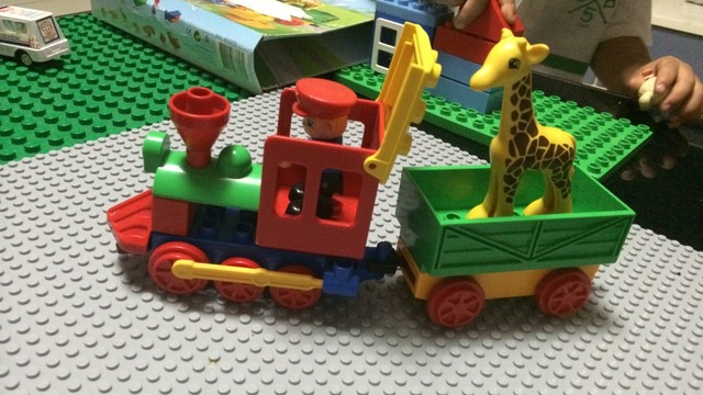 只为了那只可爱的长颈鹿:lego 乐高 得宝主题拼砌系列 动物园训练