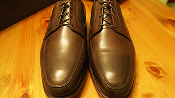 愉悦的皮革气味：Brooks Brothers 布克兄弟 Double-Stitch Split-Toe Bluchers 正装皮鞋