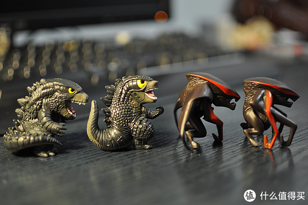 哥斯拉:godzilla movie chibi figure 2-pack 哥斯拉电影手办