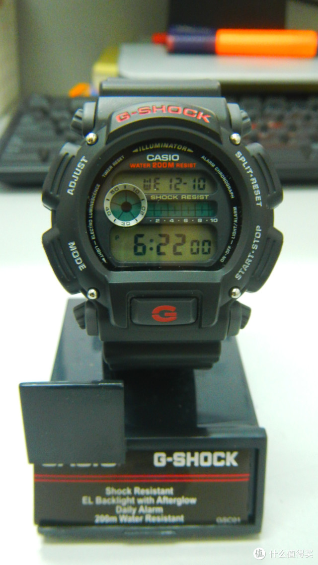 传说中的美军入伊作战配表:casio 卡西欧 g-shock dw9052-1v 男款腕表