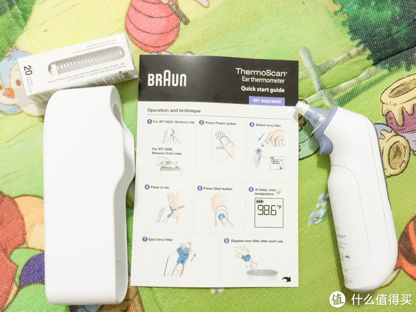 美亚直邮 braun 博朗 irt6500us 耳温枪,与台胜红外线额温枪htd8808c