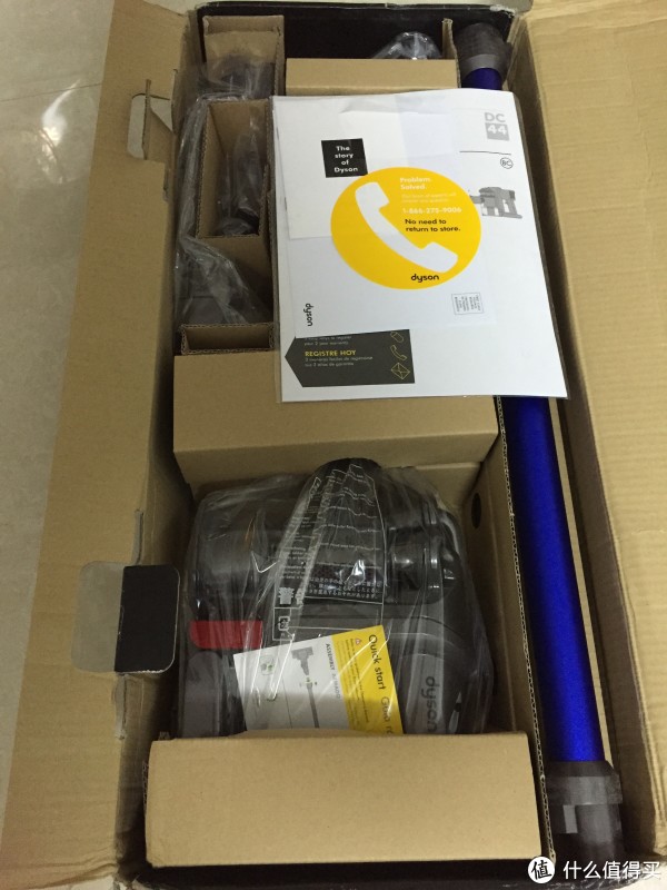 《家务劳动新玩具:dyson 戴森 digital slim dc44 手持式吸尘器》的