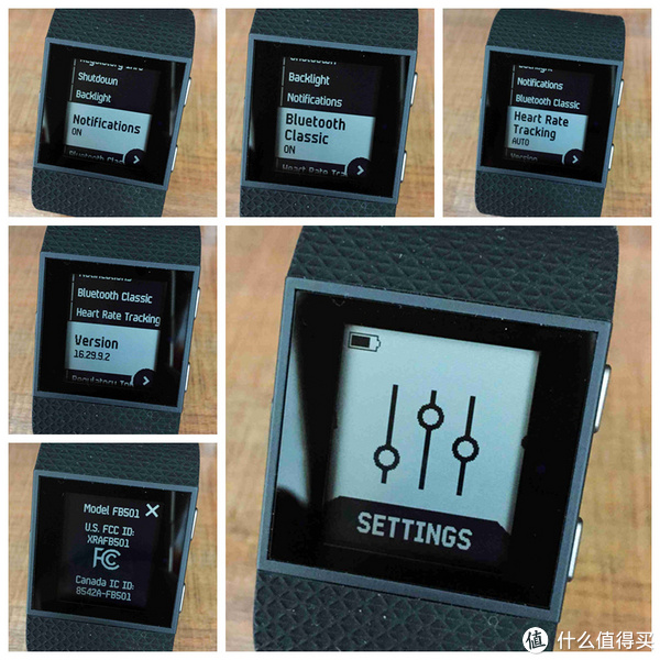 11.手表的设置界面——通知（短信和来电，不支持中文显示）、蓝牙