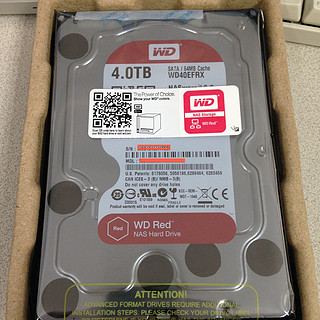 WD 西部数据 红盘 4TB 台式机硬盘选购及检测过程