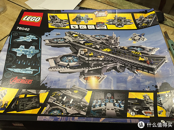 镇宅,传家两相宜:lego 乐高 shield helicarrier 76042 神盾局航母