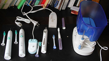 近期口腔护理用品使用感想：飞利浦、松下电动牙刷，洁碧冲牙器等