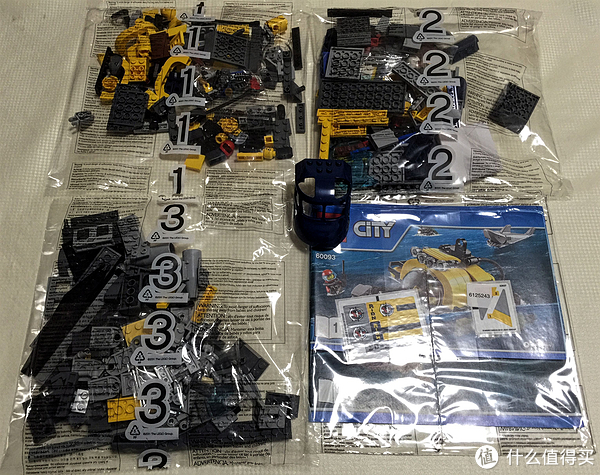 lego 乐高 60093 深海探险直升机-让我们一起探索海底