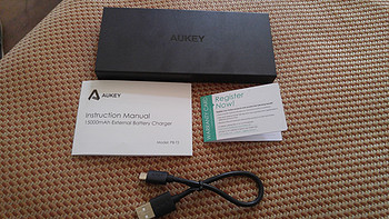 Aukey Quick Charge 2.0 15000mAh移动电源到手简测