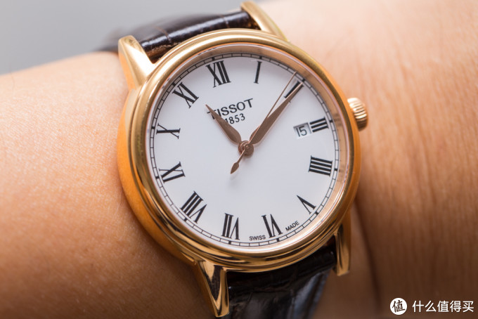 划过天际的飞梭:tissot 天梭 085410玫瑰金开箱