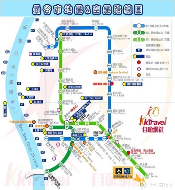 曼谷的公交在泰国内的当地交通一般来说有几种方式 地铁/天铁,公交车