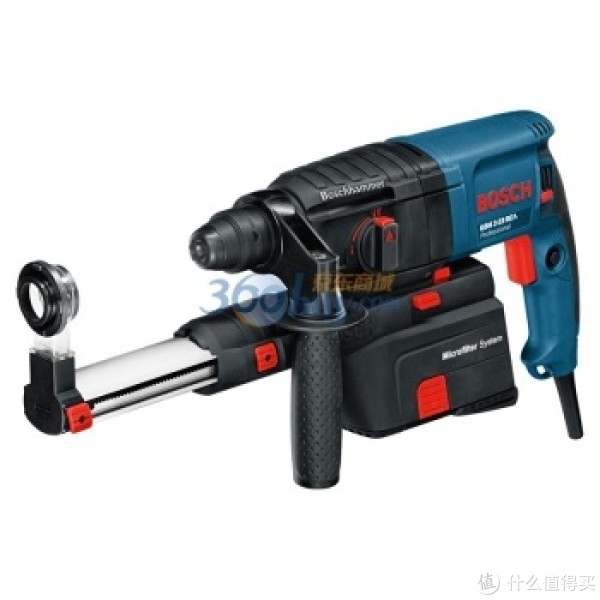 打完孔不喜欢善后?Bosch 博世 GBH2-23 REA 四坑吸尘电锤来搞定