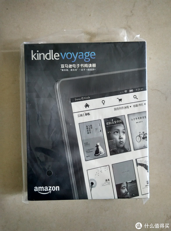 亚马逊Kindle voyage 电子书阅读器使用总结】面板|按键|翻页|电量|亮度