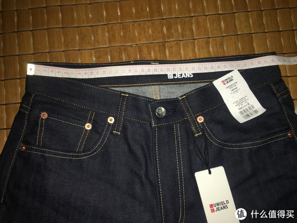 双11晒战绩 uniqlo 优衣库 赤耳丹宁 原牛直筒牛仔裤