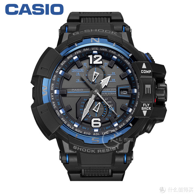 casio 卡西欧 prw 3100y-1d 开箱晒 自改帆布表带