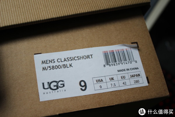 uggaustralia和ugg鞋标,gucciaustralia 我要开启过冬模式——ugg australia class short 男款雪地靴 开箱