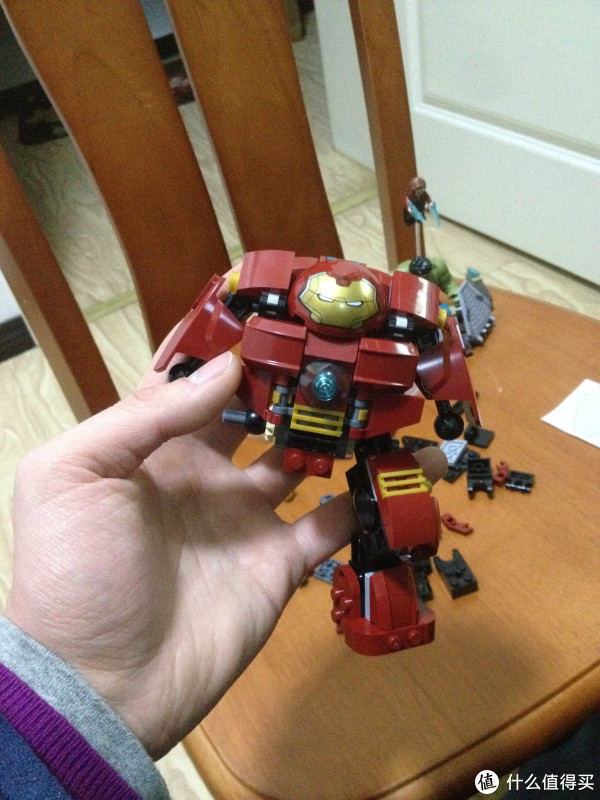 伪乐高迷的反浩克装甲:lego super heroes the hulk buster smash 760