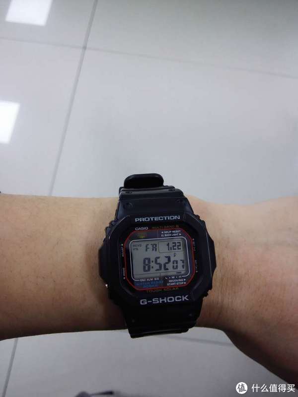 casio 卡西欧 g-shock 男款太阳能电波腕表(6局电波)gwm5610-1.