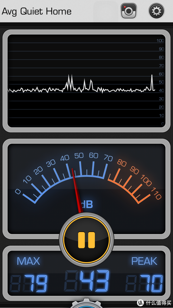 43dB，睡眠模式下
