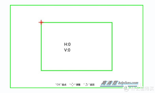 XGIMI 极米 Z4极光微投的左右梯形矫正图