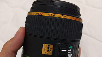 PENTAX 宾得 SMC DA*55mm F1.4 SDM 超声波镜头(黑色)