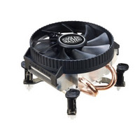 酷冷至尊(CoolerMaster)猎鲨V200 CPU散热器(INTEL平台/2热管/静音风扇/低高度/附带硅脂)