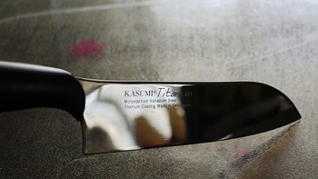 #本站首晒# KASUMI 霞 日本产彩色钛膜 三德厨刀