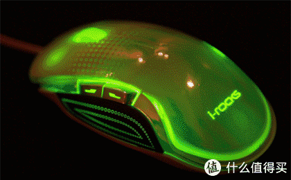 灯光幻彩只取一红irocksim6幻彩翼游戏鼠标测评