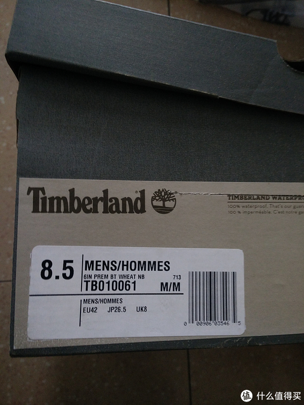 大黄靴没有想象那么大:timberland 添柏岚 10061 大黄靴