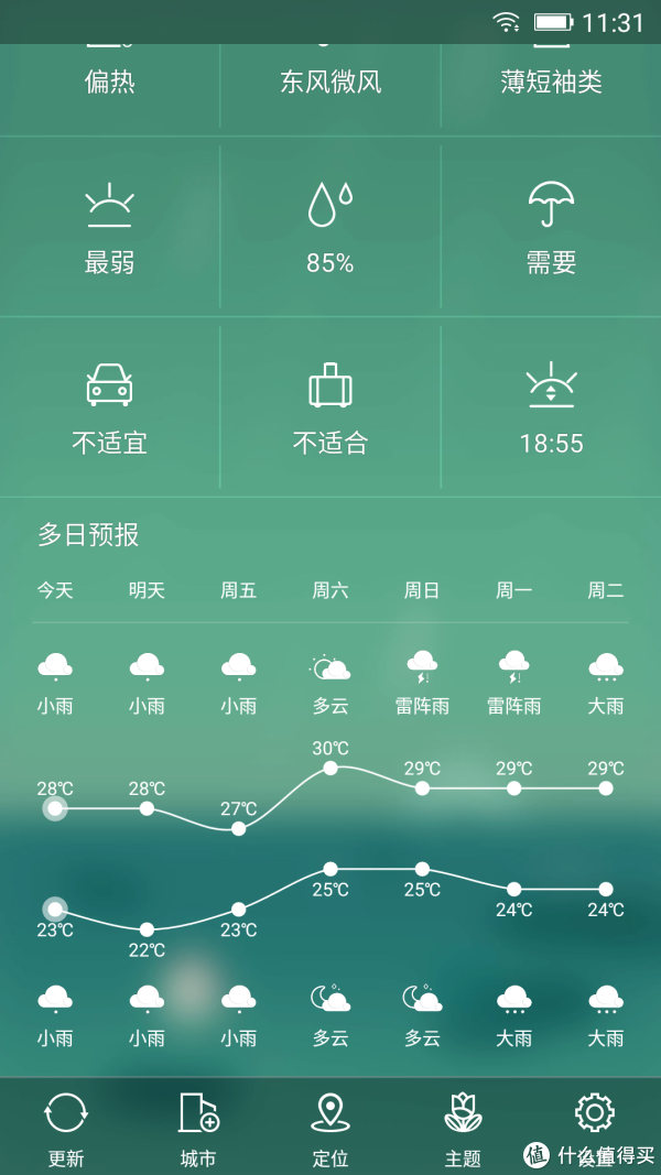 金立S8手机天气