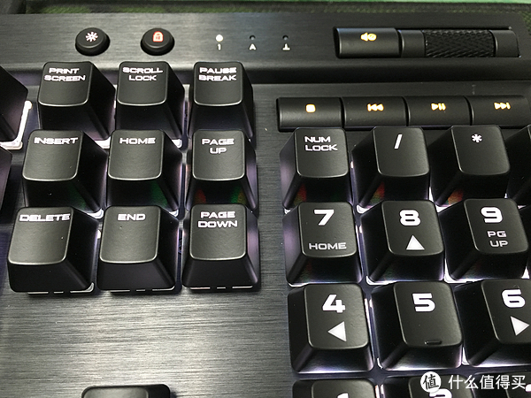 corsair 海盗船 k70 rgb 银轴 rgb机械键盘 晒单