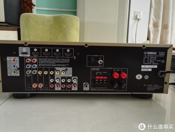 雅马哈361功放说明书,雅马哈361功放接线图 yamaha 雅马哈 rx-v375qh 功放 开箱测试