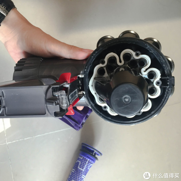 dyson 戴森 v6 origin 手持式吸尘器 不完全拆解 清理